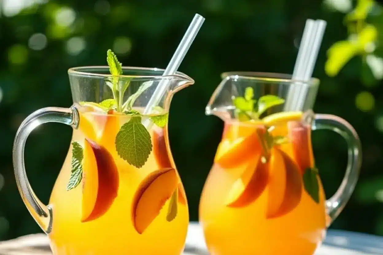 peach lemonade