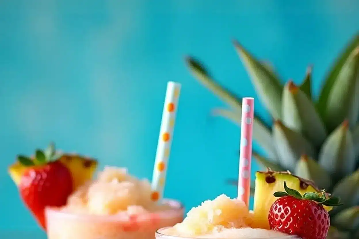 Virgin Strawberry Pina Colada