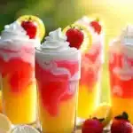 whipped pink lemonade