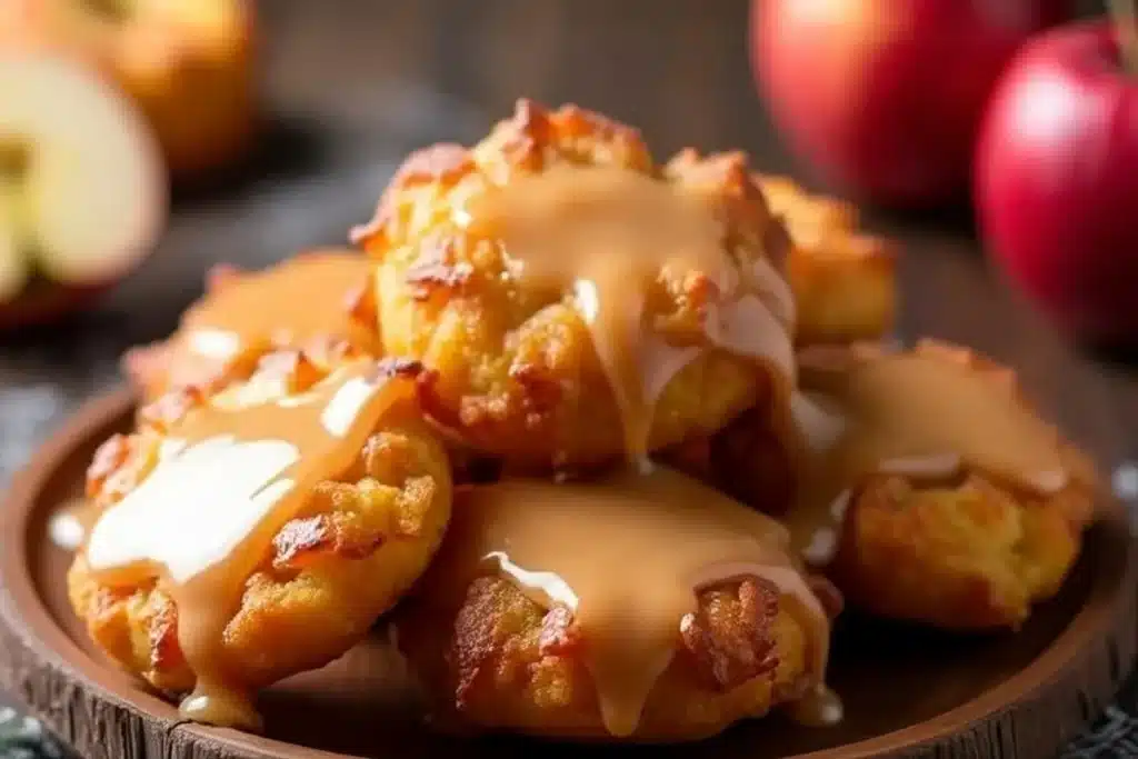 baked apple fritters