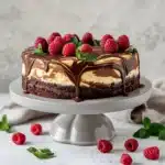 Brownie Cheesecake Cake - featured image
