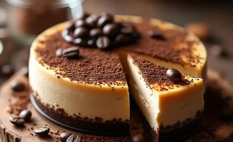 Creamy Coffee Cheesecake
