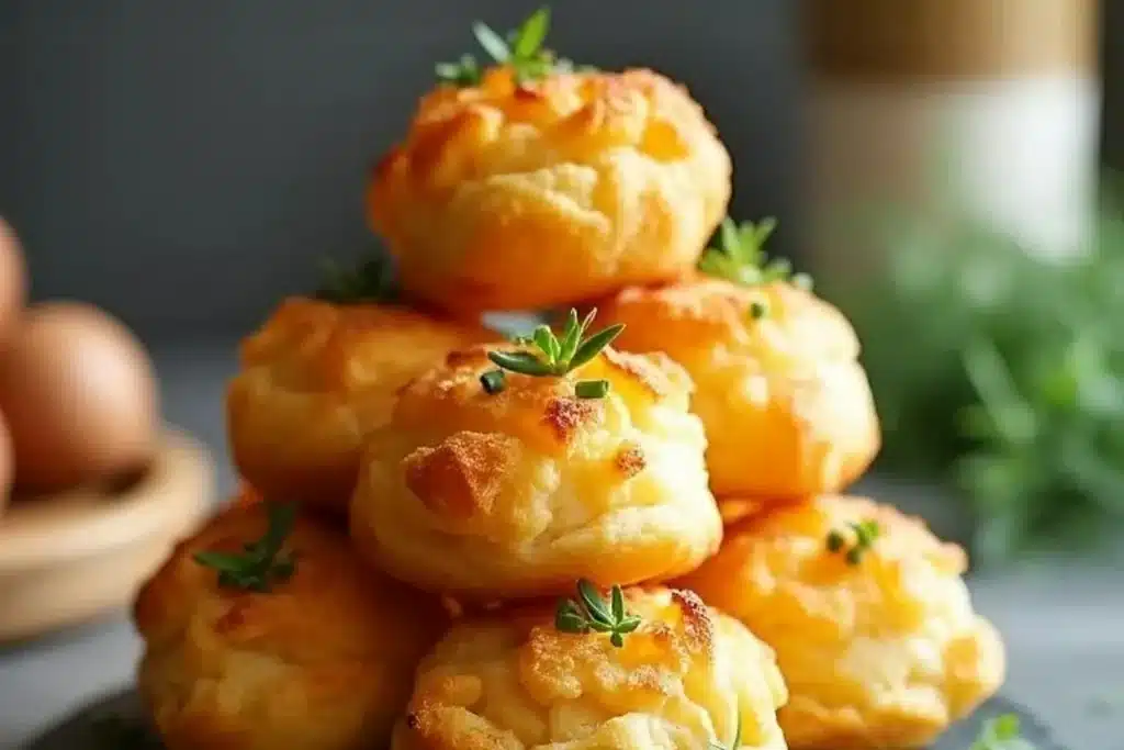 mashed potato cheese puffs