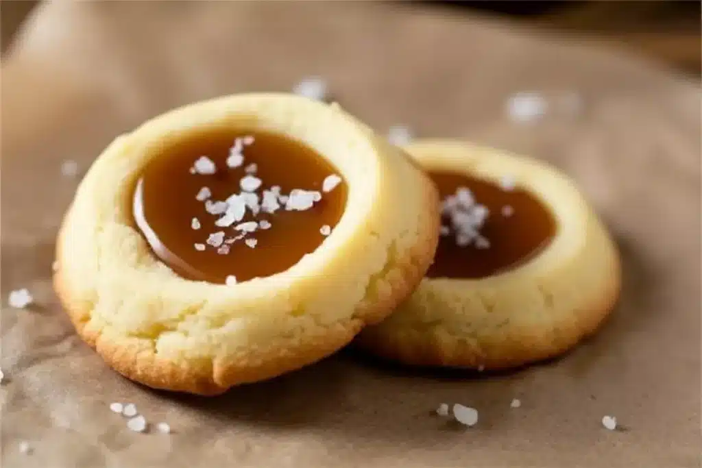 soft-centered thumbprint cookies