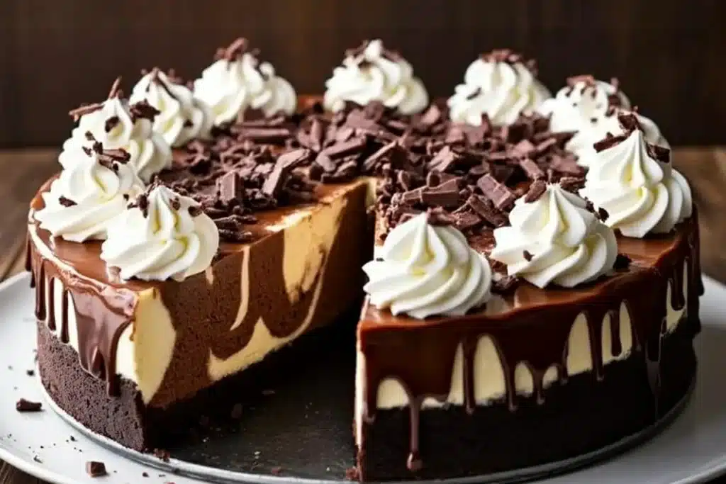 Ultimate Hot Fudge Sundae Brownie Cheesecake
