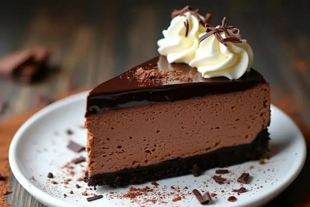 Ultimate Triple Chocolate Cheesecake