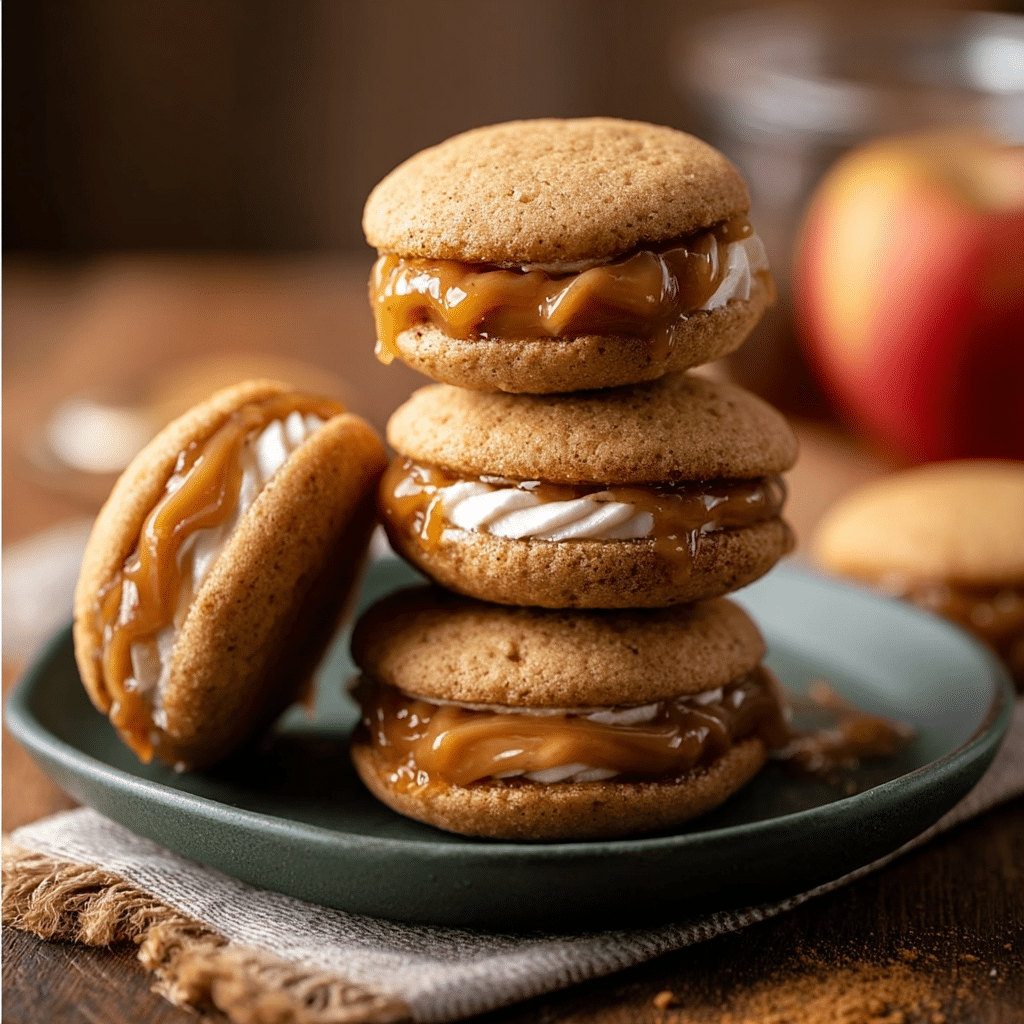 Apple Cider Whoopie Pie Cookies