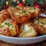 air fryer garlic herb potatoes - featured image