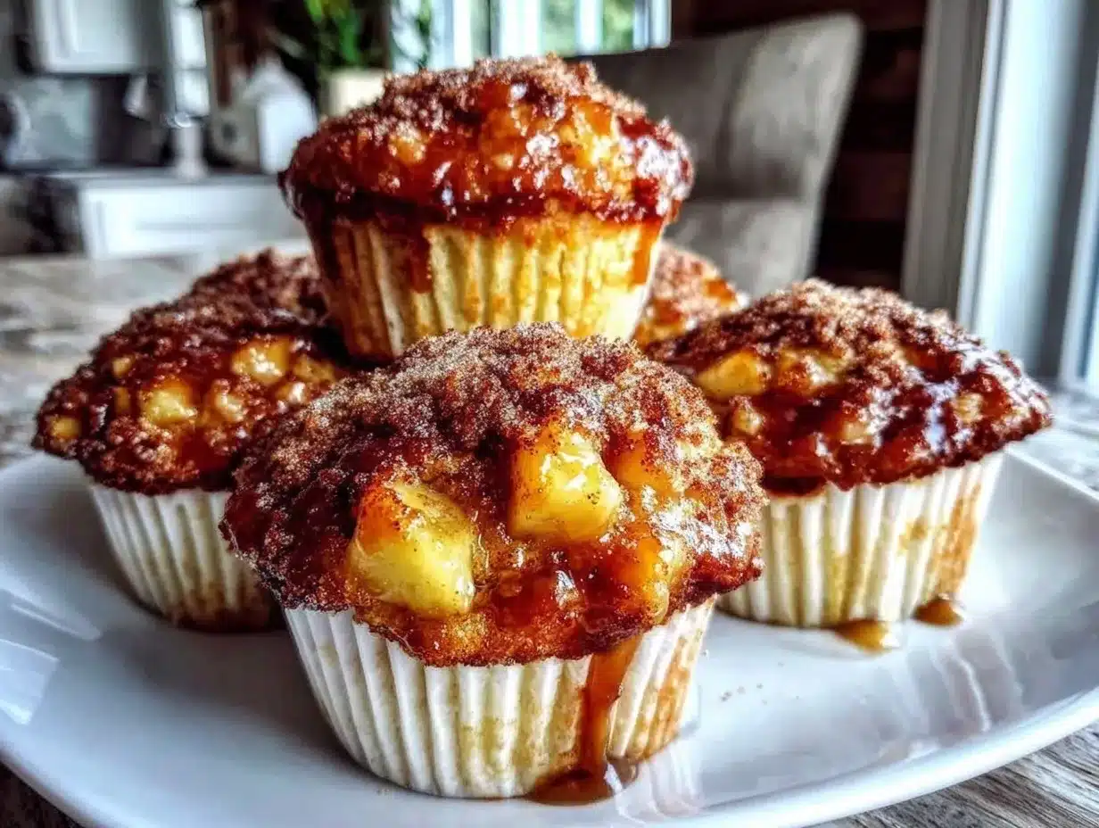 Best Apple Cinnamon Muffins with Greek Yogurt Recipe 4 apple cinnamon muffins preparation steps