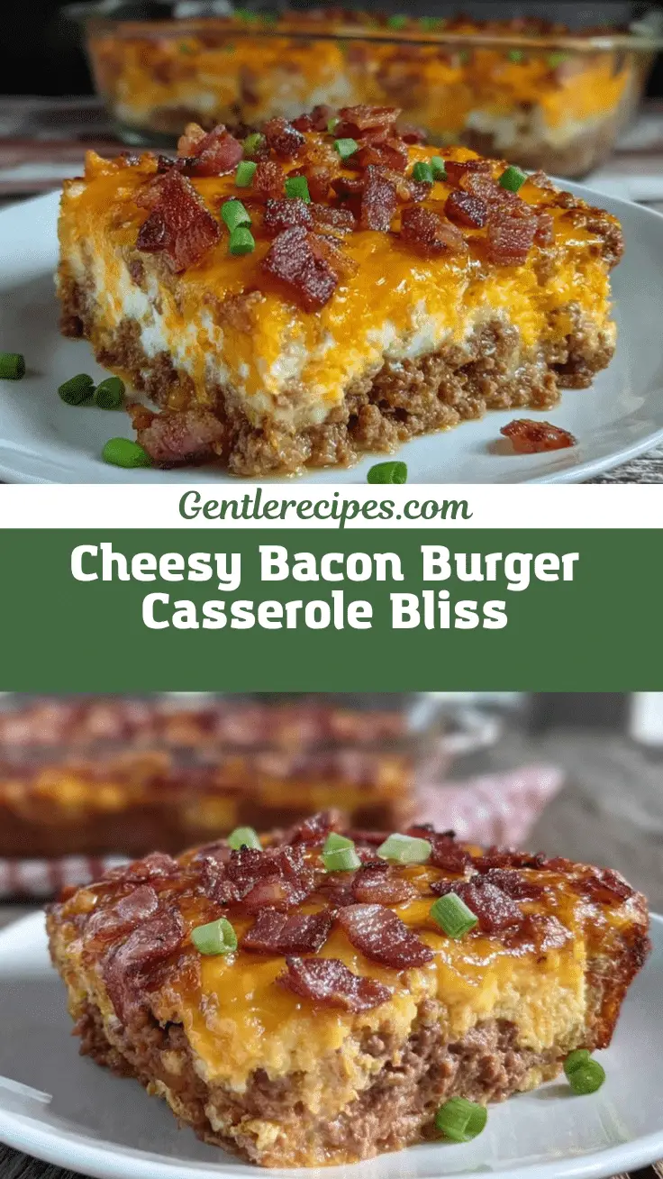 Easy Bacon Cheeseburger Casserole Recipe – Perfect Low Carb Dinner 5 bacon cheeseburger casserole recipe