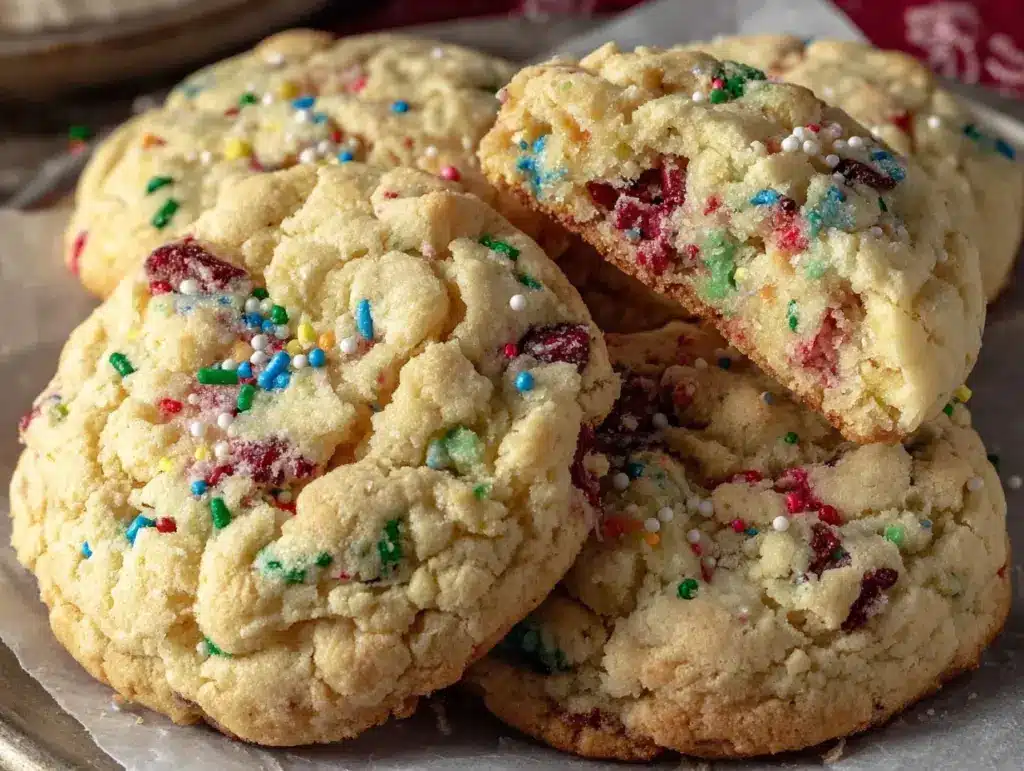 cake batter cookies - featured image