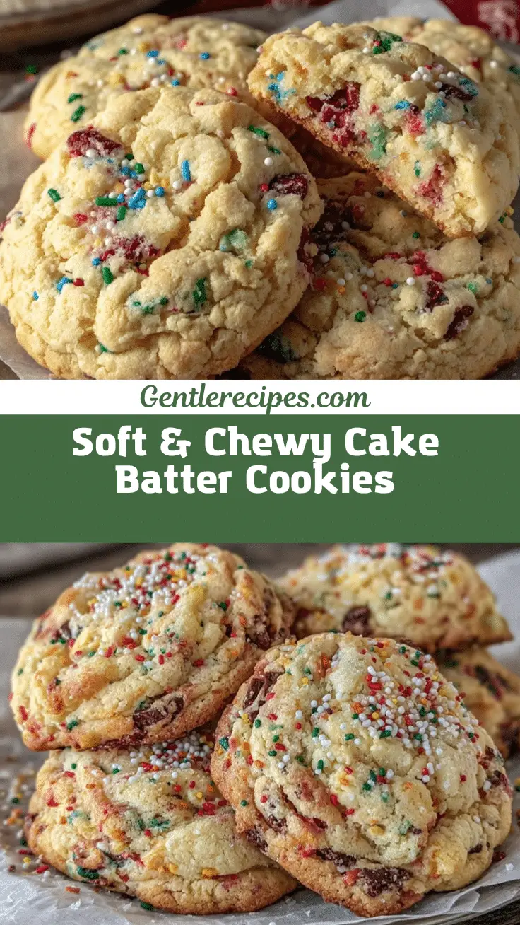 Soft & Chewy Cake Batter Cookies – Best Christmas Treat Recipe 5 cake batter cookies recipe