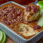 caramel apple cheesecake dip - featured image