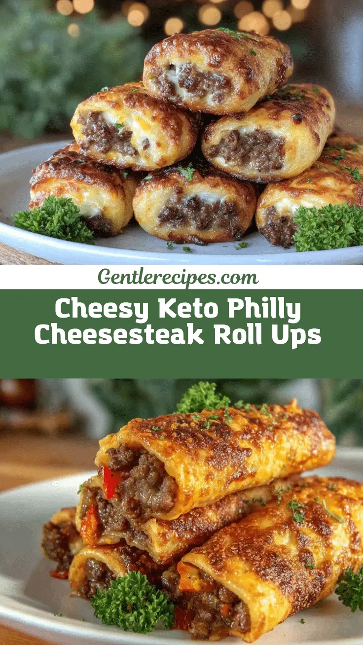 cheesy keto Philly cheesesteak recipe