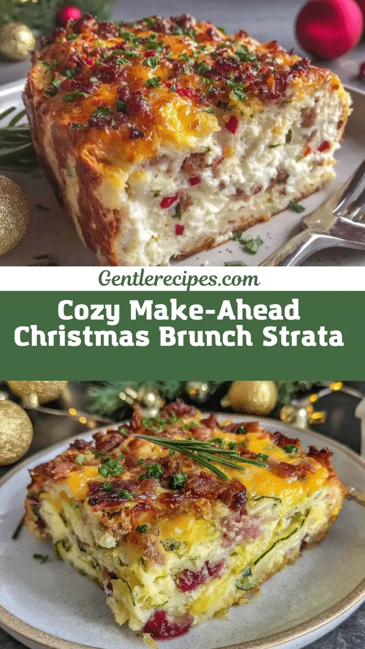 Christmas brunch strata recipe