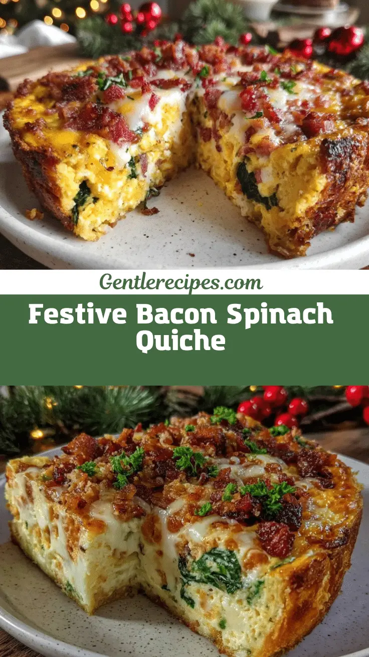 Easy Christmas Quiche with Bacon & Spinach Recipe 5 Christmas Quiche recipe