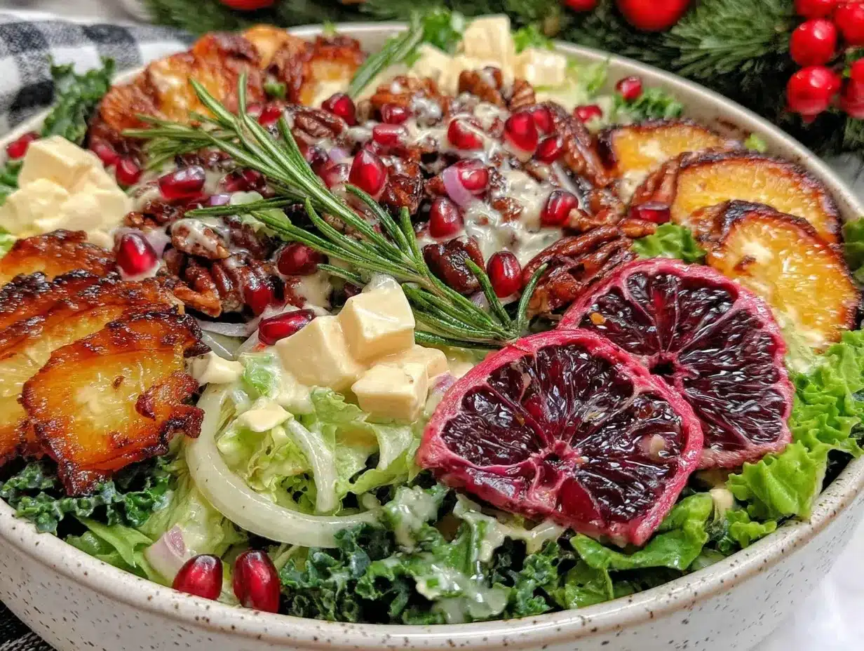 Fresh Healthy Christmas Salad Recipe Perfect for Winter 4 Christmas Salad preparation steps