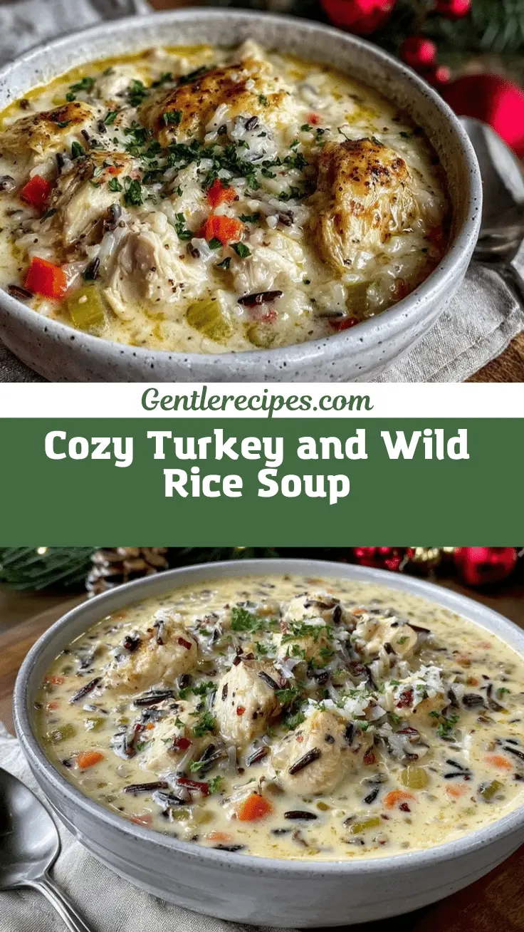 Christmas Turkey and Wild Rice Soup recipe