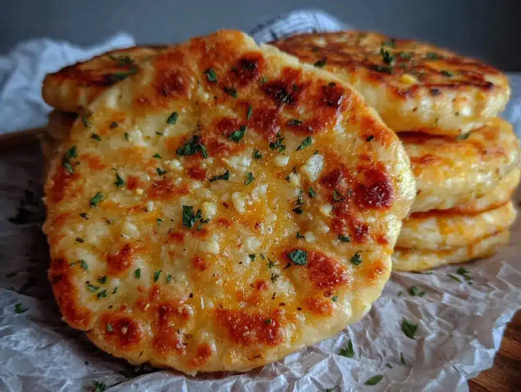 cottage cheese flatbread - featured image