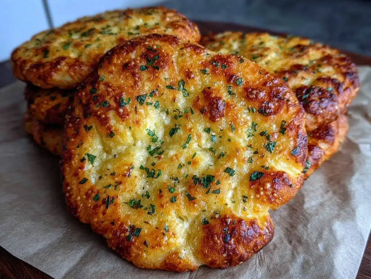 Easy Cottage Cheese Flatbread Recipe – High Protein & Keto 4 cottage cheese flatbread preparation steps