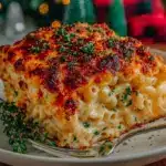 creamy baked mac and cheese - featured image