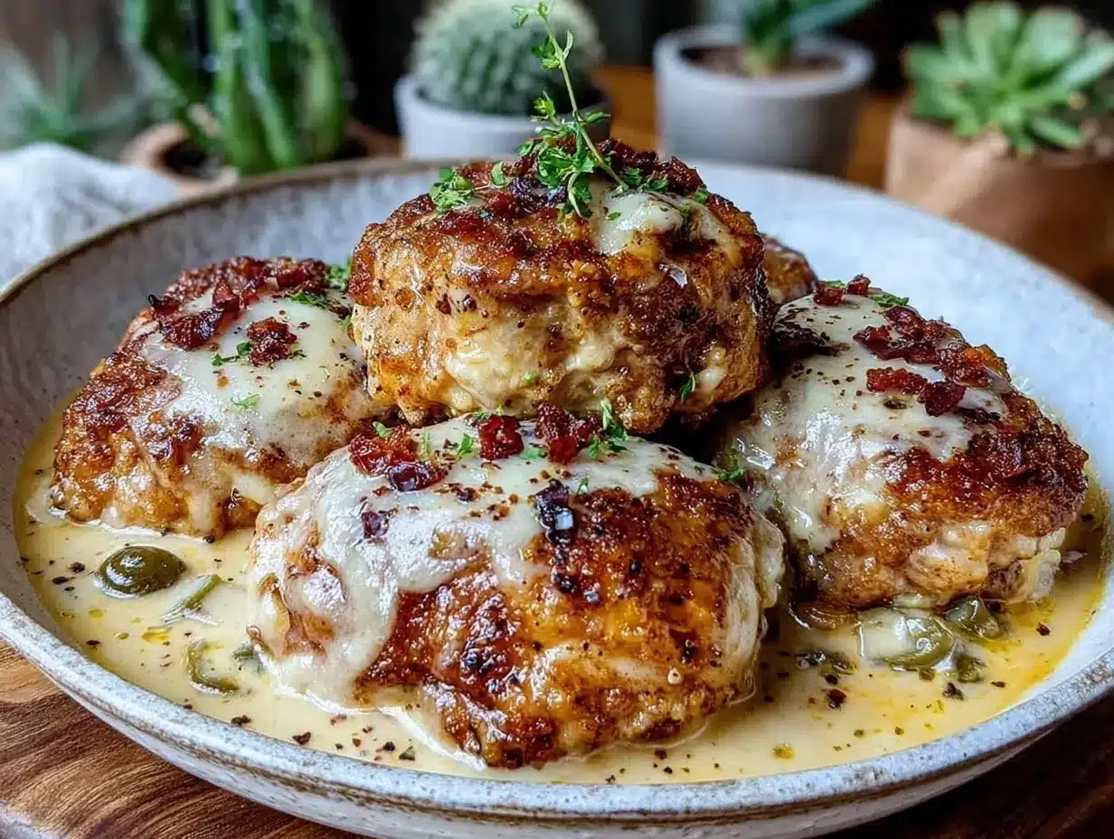 Creamy Pollo con Queso Recipe – Easy Low Carb Dinner 4 Creamy Pollo con Queso preparation steps