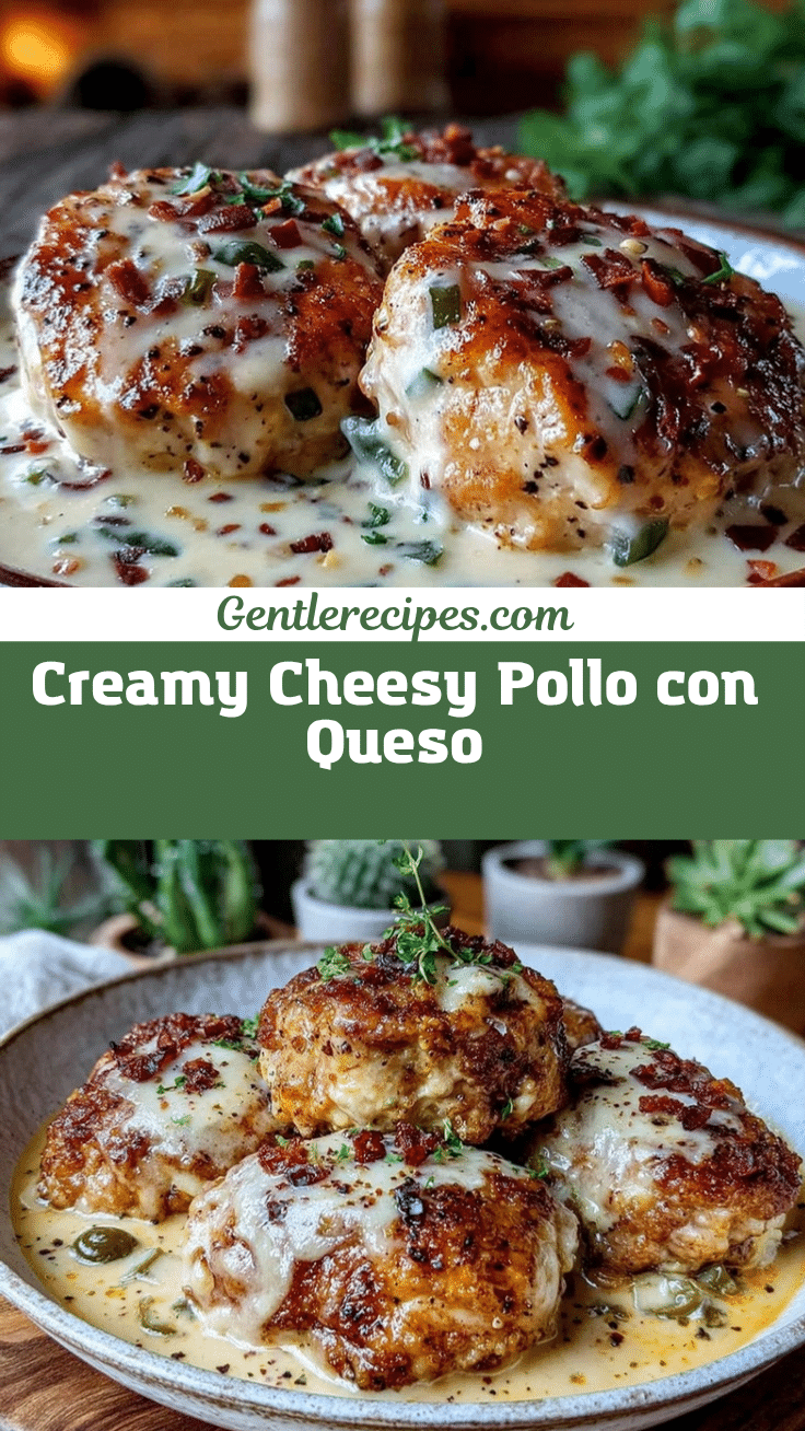 Creamy Pollo con Queso Recipe – Easy Low Carb Dinner 5 Creamy Pollo con Queso recipe