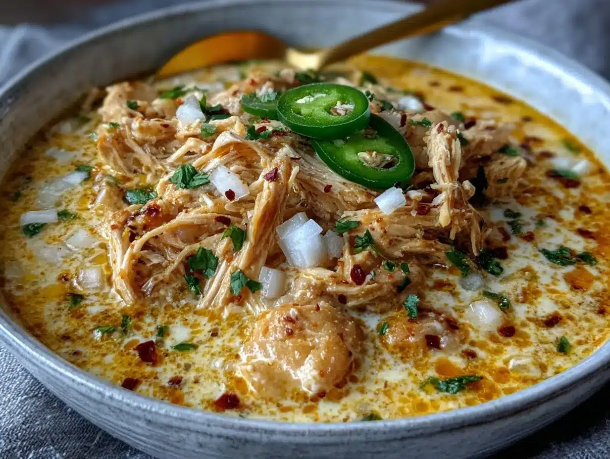 Creamy White Chicken Chili preparation steps