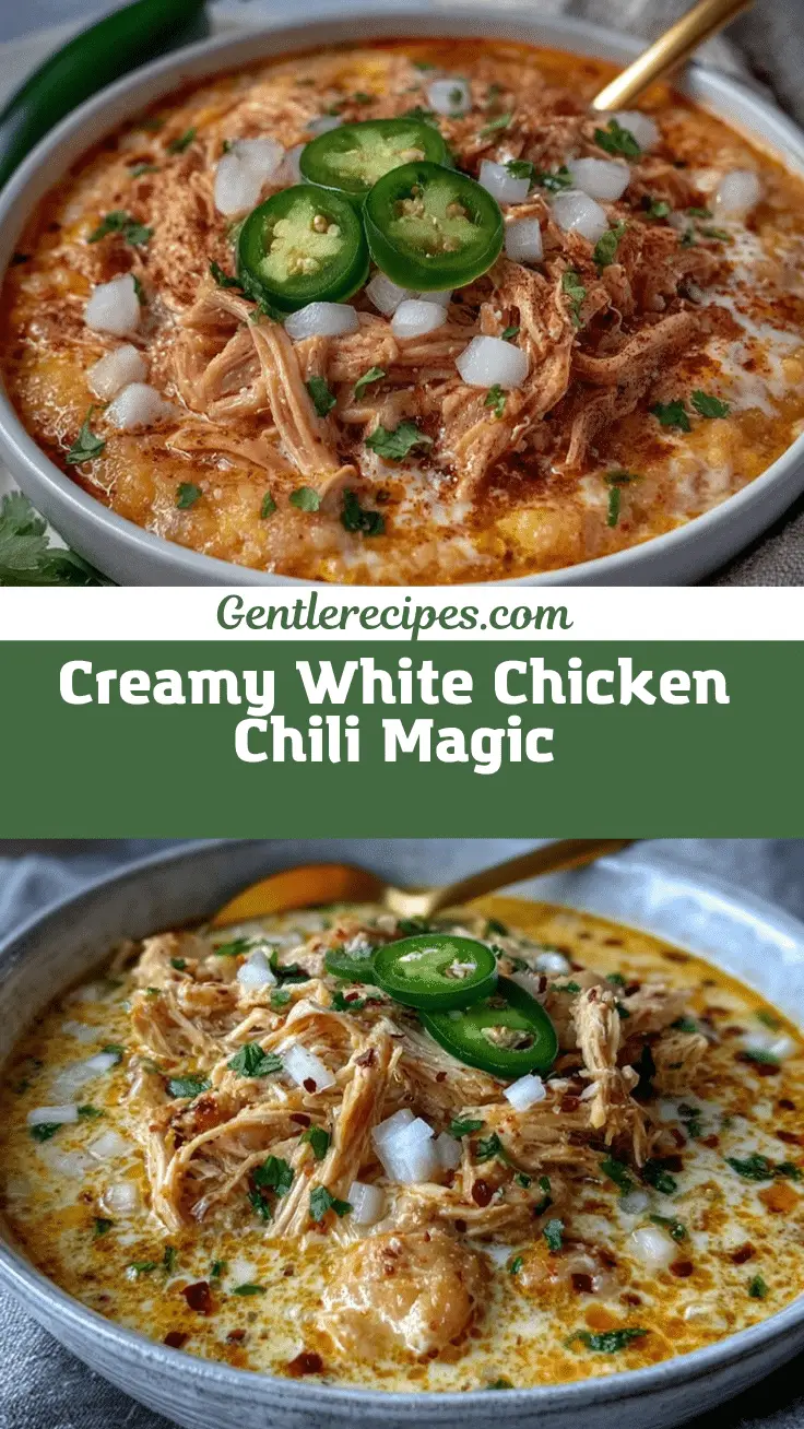 Creamy White Chicken Chili recipe
