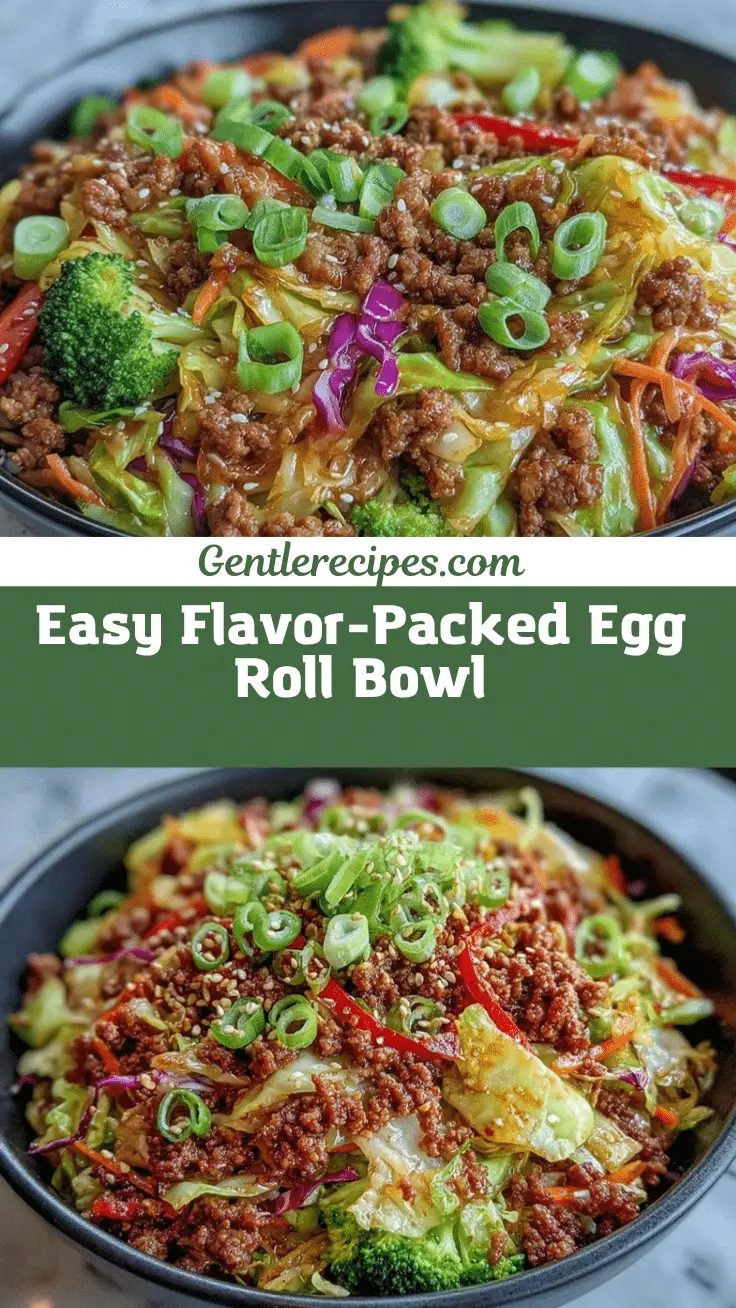 Easy Egg Roll in a Bowl Recipe - Perfect High Protein Dinner 5 Egg Roll in a Bowl recipe