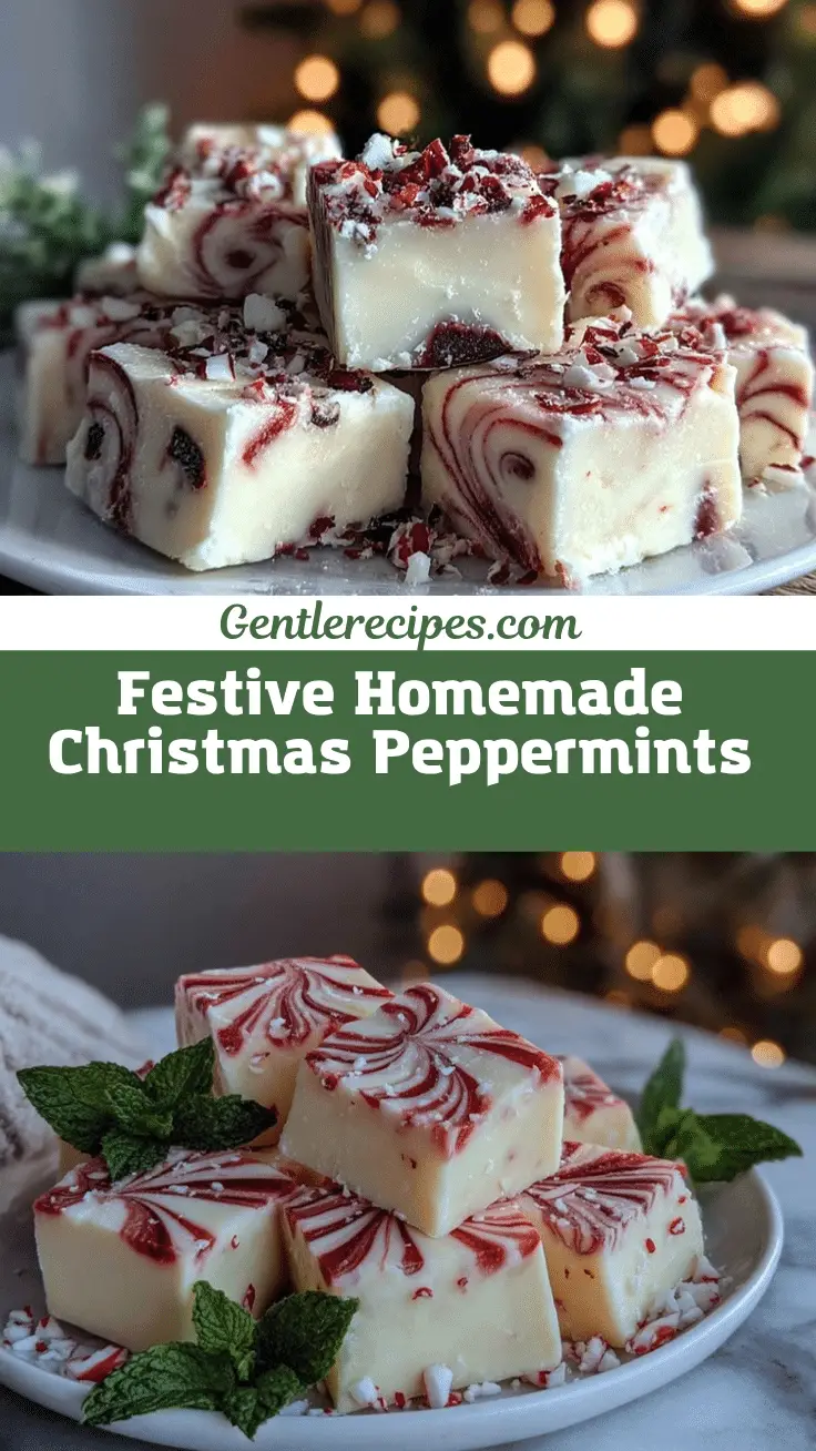 festive Christmas peppermints recipe
