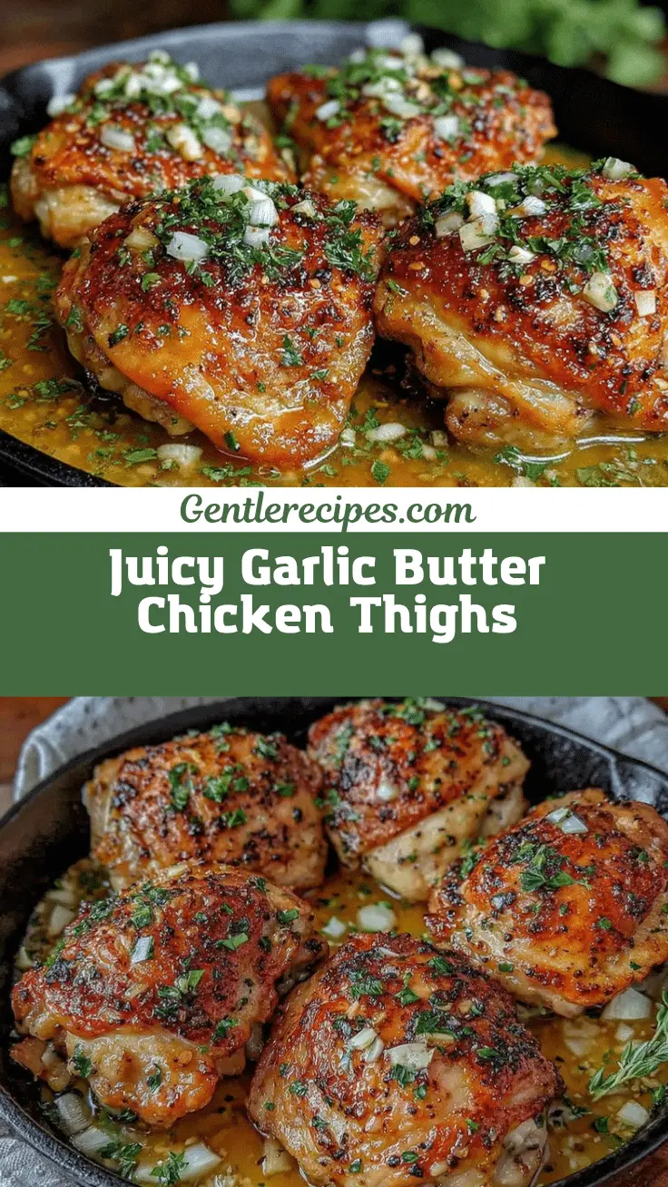 garlic butter chicken thighs recipe