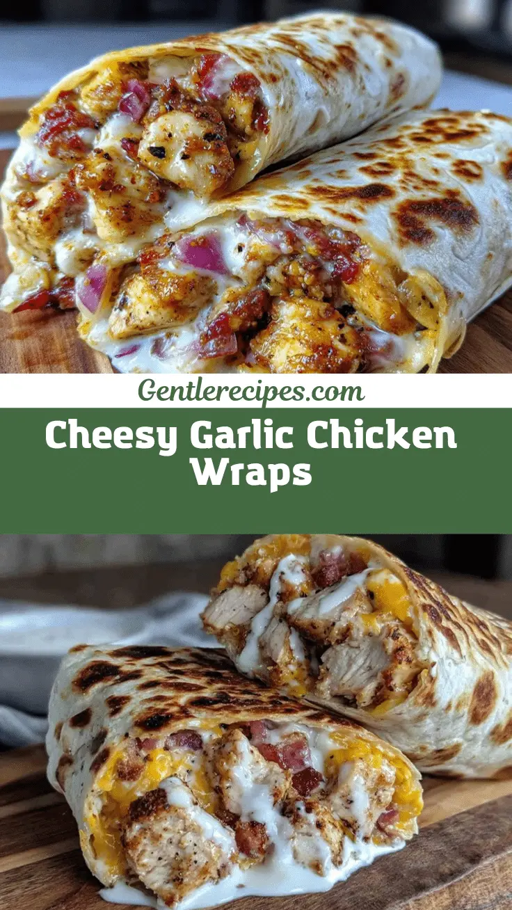 Easy Garlic Chicken Wraps Recipe – Perfect for Busy Nights 5 garlic chicken wraps recipe