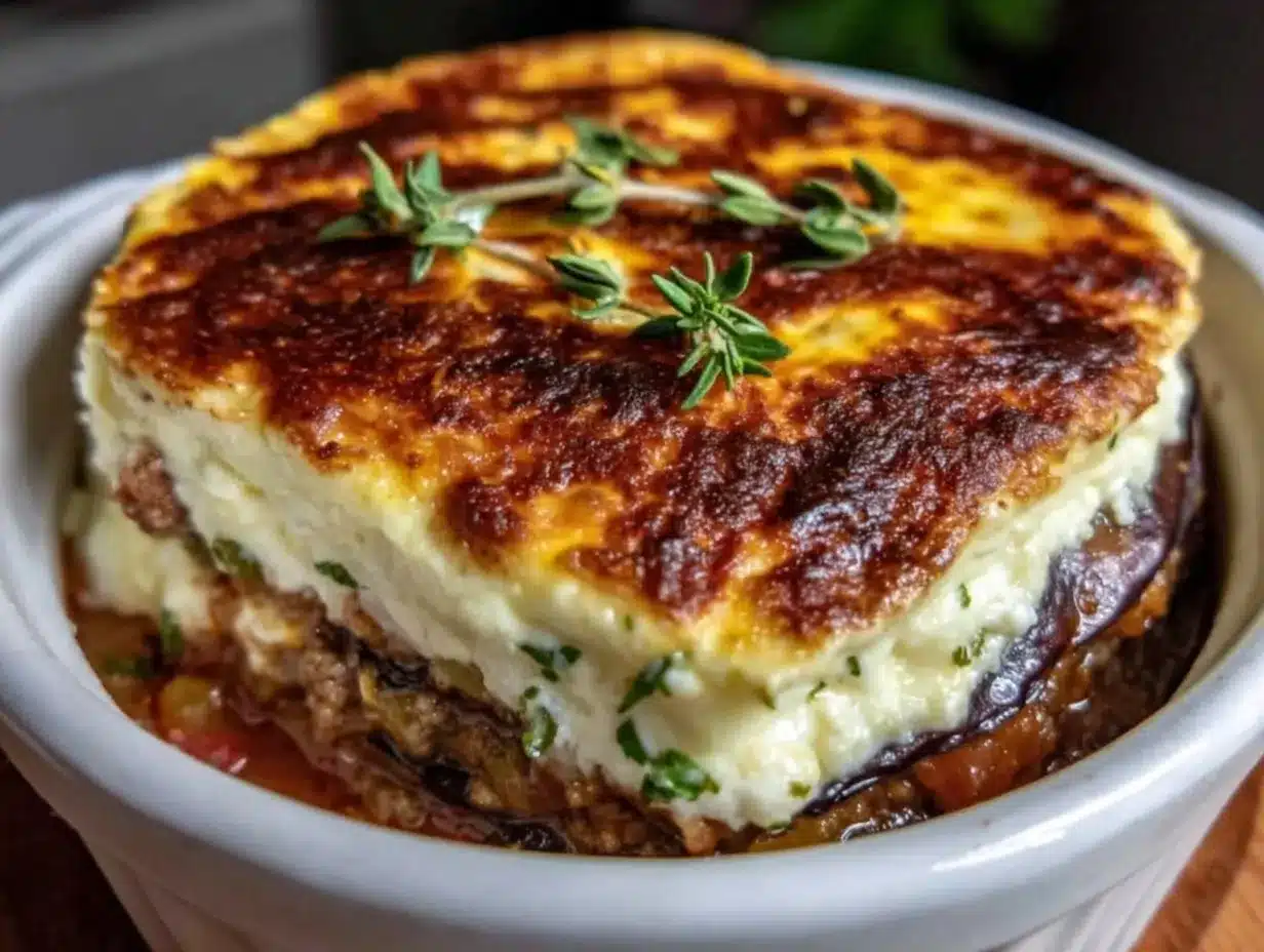 Easy Greek Moussaka Recipe – Perfect Comfort Food Layers 4 Greek Moussaka preparation steps