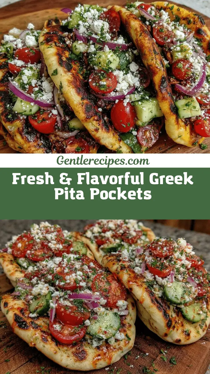 Greek Salad Pita Pockets recipe