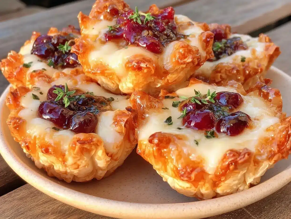 Irresistible Gruyere & Cranberry Phyllo Cups Recipe 4 Gruyere & Cranberry Phyllo Cups preparation steps
