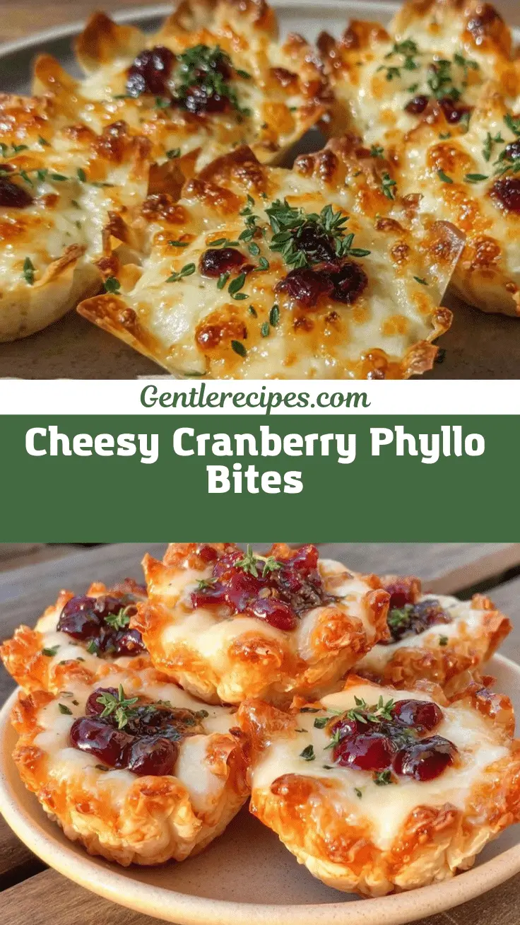 Irresistible Gruyere & Cranberry Phyllo Cups Recipe 5 Gruyere & Cranberry Phyllo Cups recipe