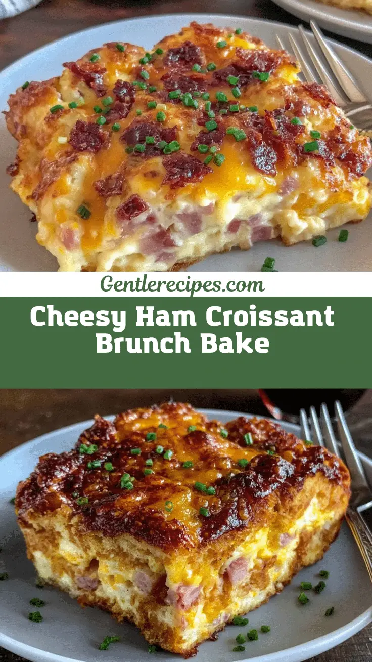 Best Ham and Cheese Croissant Casserole Recipe for Brunch 5 ham and cheese croissant casserole recipe