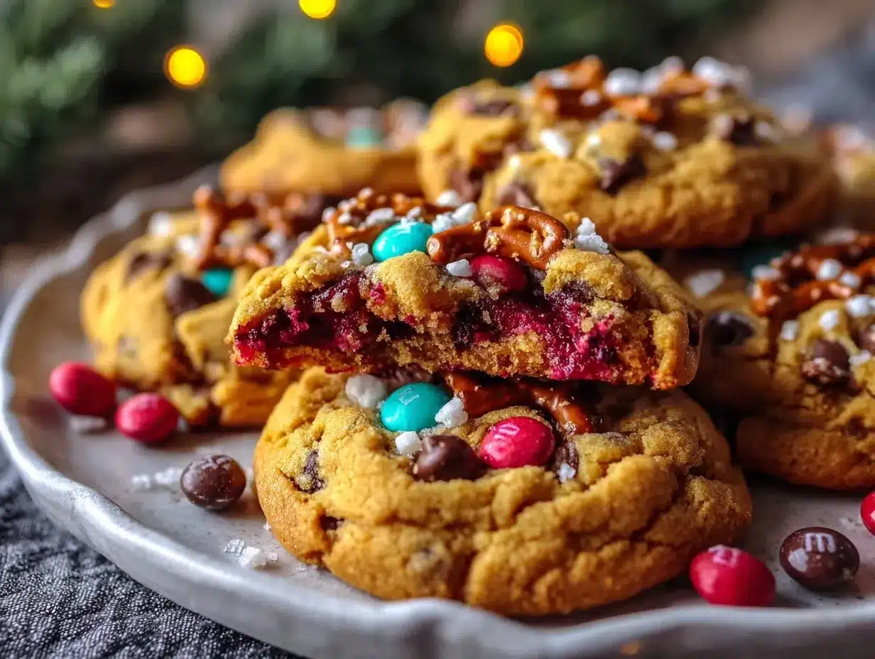 Irresistible Holiday Monster Cookies Recipe with M&Ms 4 Holiday Monster Cookies preparation steps