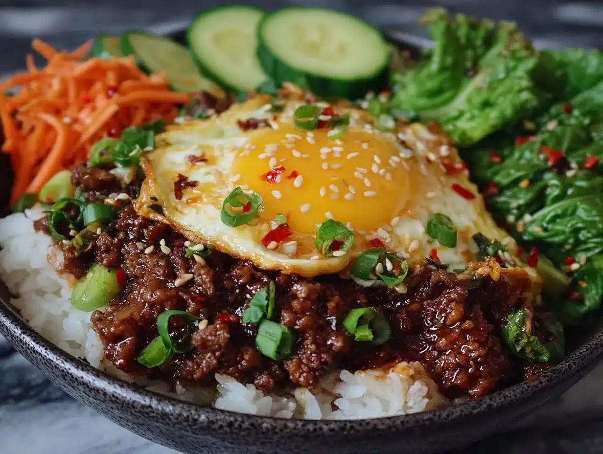 Quick Korean Ground Beef Bowl Recipe – Perfect Easy Dinner 4 korean ground beef bowl preparation steps