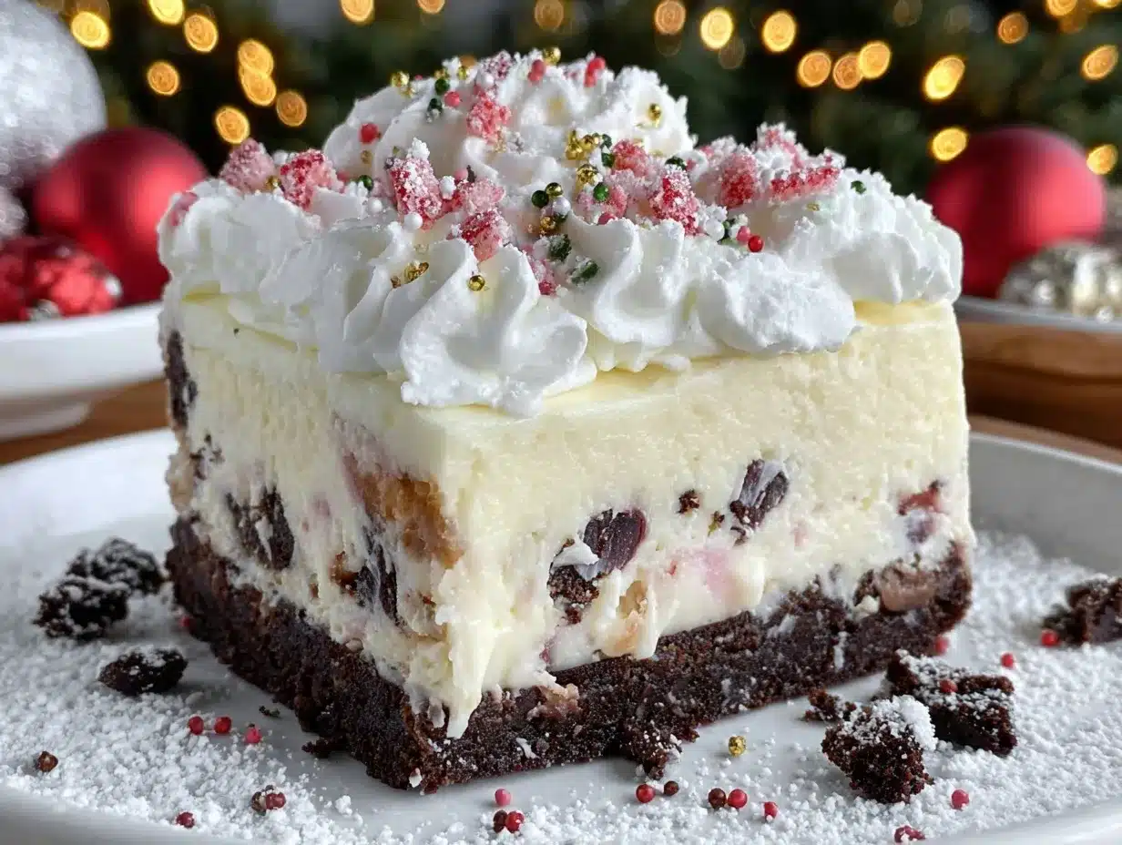 No-Bake Christmas Cookie Lasagna – Easy Festive Holiday Dessert 4 No-Bake Christmas Cookie Lasagna preparation steps