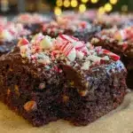 peppermint brownies - featured image