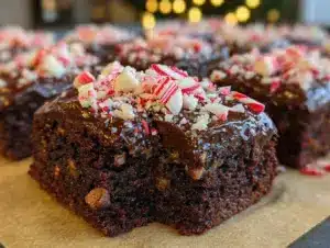 peppermint brownies - featured image