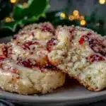 poinsettia cookies - featured image