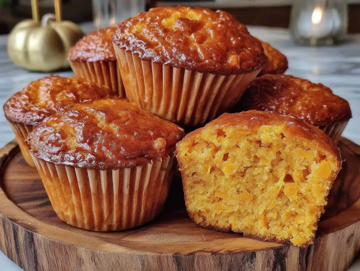 Pumpkin Cottage Cheese Muffins preparation steps