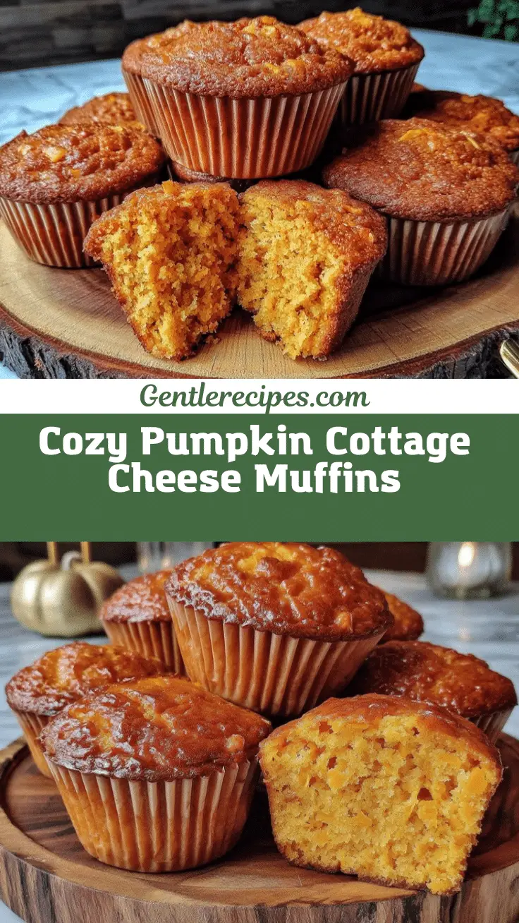 Pumpkin Cottage Cheese Muffins recipe
