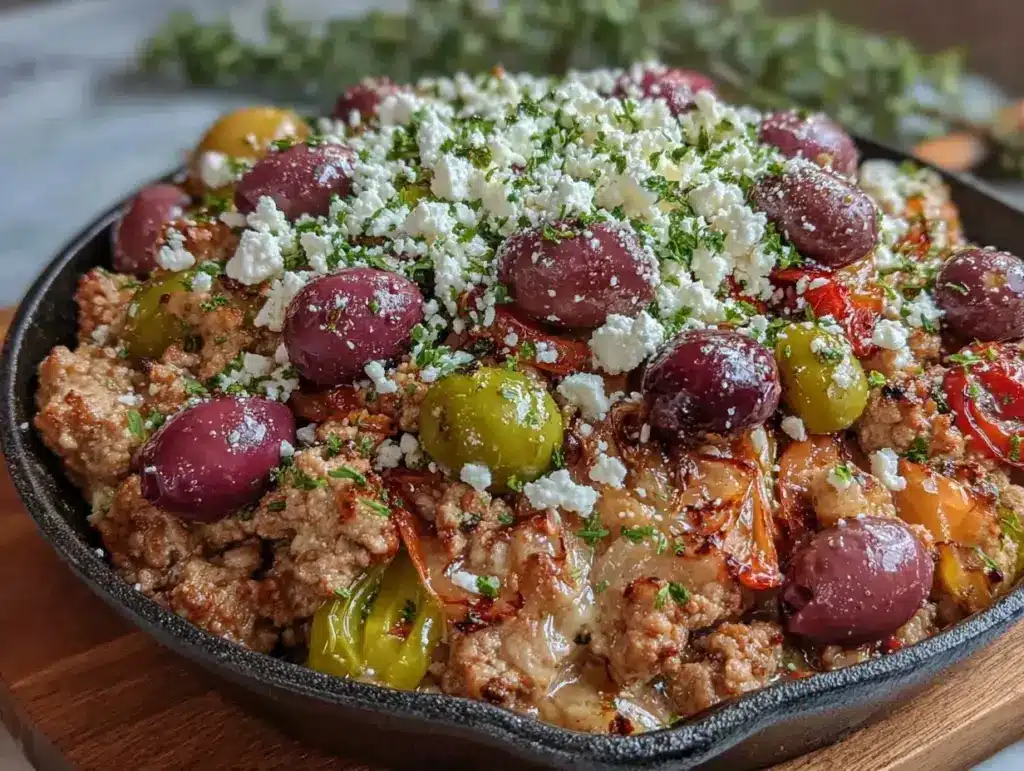 Home 2 savory ground chicken skillet - featured image