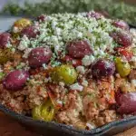 savory ground chicken skillet - featured image