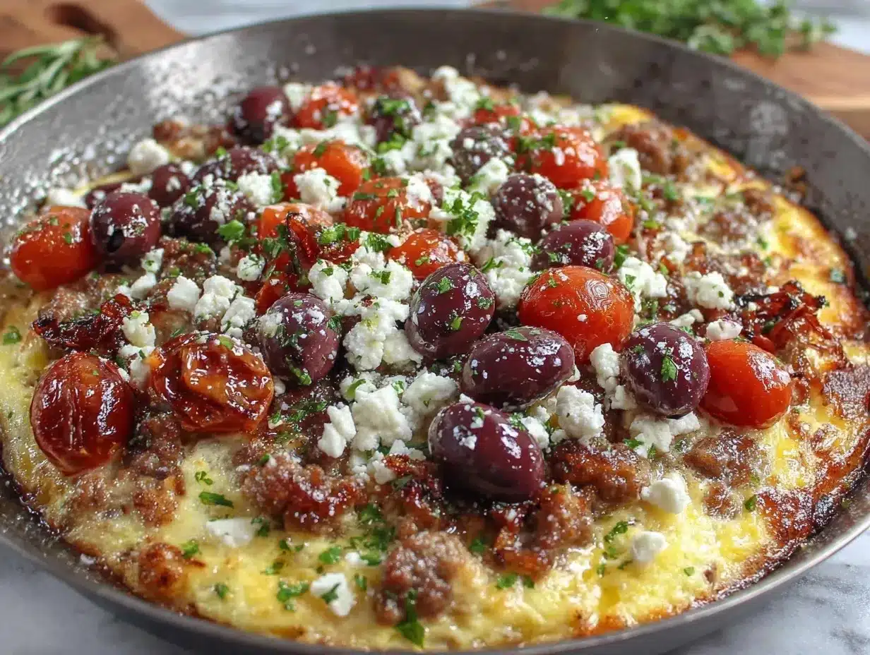 Savory Ground Chicken Skillet Recipe – Easy Mediterranean Keto 4 savory ground chicken skillet preparation steps