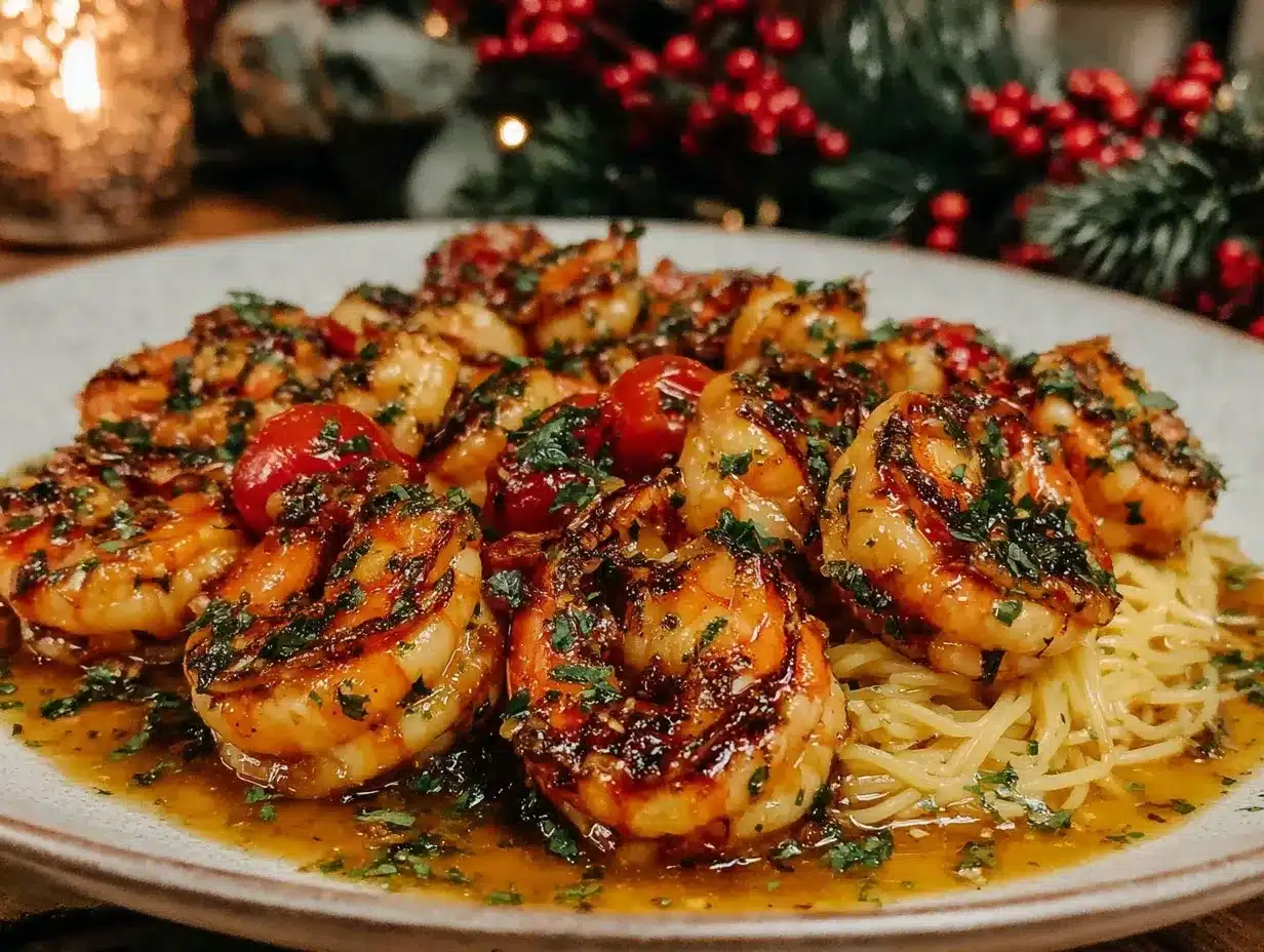 Easy Shrimp Scampi Recipe - Perfect Festive Seafood Starter 4 shrimp scampi preparation steps